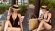 Hot mom Phanh Lee "thả dáng" với bikini 1 mảnh ấn tượng