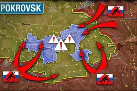 Chiến thuật “bao vây gọng kìm” của Nga trên chiến trường Ukraine 