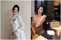 Hoa hậu Ý Nhi xách túi trăm triệu ở Miss World 2025