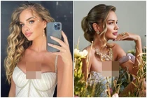 Đối thủ Hương Giang đẹp như búp bê, đăng quang Hoa hậu Nga 2025 