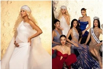 H’hen Niê khoe bụng bầu trong bộ ảnh gia đình Hoàn vũ 