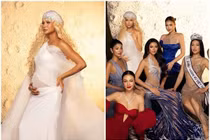 H’hen Niê khoe bụng bầu trong bộ ảnh gia đình Hoàn vũ 