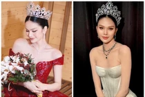 Hà Tâm Như chuộng váy áo quyến rũ sau đăng quang