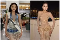 Á hậu Thu Ngân đẹp ngọt ngào ở Miss Intercontinental