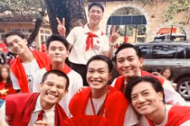 Nhiều diễn viên phim "Mưa đỏ" tham gia buổi sơ duyệt diễu binh