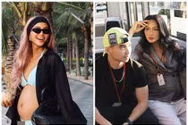 H’hen Niê diện bikini khoe bụng bầu, được chồng “nịnh”