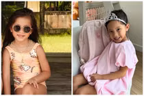 Con gái Hồ Ngọc Hà mặt xinh, chân dài như người mẫu nhí