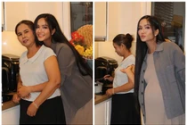 H'hen Niê xúc động khi mẹ đẻ đến thăm