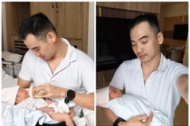 Chồng Hoa hậu H’hen Niê khéo chăm con gái 