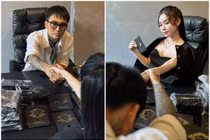 Đạt G và vợ cũ Hoài Lâm khoe hình thiệp cưới