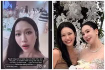 Ảnh hài hước của Diệu Nhi trong đám cưới Hồ Quỳnh Hương