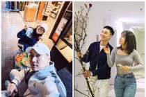 Vợ chồng Mạnh Trường hẹn hò ngọt ngào như ngày mới yêu