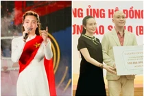 Tuấn Hưng - Hồ Ngọc Hà sẻ chia với đồng bào vùng lũ