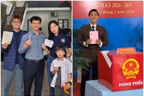 Sao Việt nô nức đi bầu cử, khoe khoảnh khắc khó quên