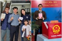 Sao Việt nô nức đi bầu cử, khoe khoảnh khắc khó quên