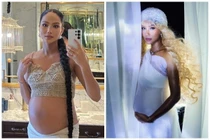 Vóc dáng đẹp mỹ mãn của bà bầu năng động nhất showbiz Việt