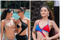 Yến Nhi cùng dàn đối thủ khoe vẻ gợi cảm với bikini