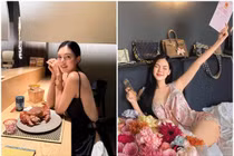 Diễn viên Ngọc Trinh khoe cuộc sống sang chảnh dịp sinh nhật