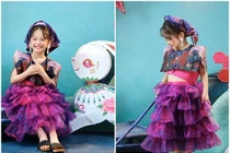 Con gái lai Hàn của Pha Lê xúng xính váy áo đón Trung thu