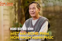 [INFOGRAPHIC] NSND Bùi Bài Bình miệt mài đóng phim, hôn nhân hạnh phúc