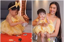 Siêu mẫu Võ Hoàng Yến mở tiệc thôi nôi cho con gái