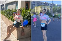 Lan Phương khoe cơ bụng săn chắc sau 2 lần sinh nở