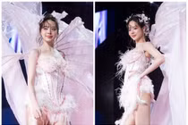 Hoa hậu Thanh Thủy hóa thiên thần trong concert của Hòa Minzy