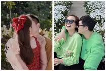 Diễm Hương khoe loạt ảnh tình tứ bên chồng Việt kiều Canada