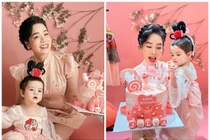Con gái Nhật Kim Anh xinh như công chúa dịp sinh nhật 1 tuổi