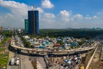 Cận cảnh cầu vượt nút giao An Phú dự kiến thông xe trong năm nay