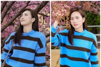 Rung động trước nhan sắc 'đẹp hơn hoa' của Phương Anh Đào