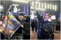 Đức Phúc - Hòa Minzy hào hứng xem concert của ca sĩ Mỹ Tâm