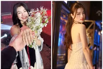 Diễn viên Lan Thy xúc động đón nhận lời cầu hôn từ bạn trai