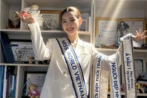 Bảo Ngọc khoe bộ sưu tập danh hiệu, giấy khen sau tin thi Miss World 2026