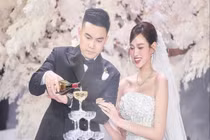 Toàn cảnh đám cưới hoành tráng của Đỗ Thị Hà và chồng thiếu gia