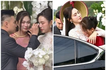 Hoa hậu Đỗ Thị Hà hạnh phúc trong ngày cưới