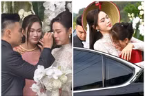 Hoa hậu Đỗ Thị Hà hạnh phúc trong ngày cưới