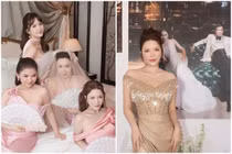 "Phú bà" Lý Nhã Kỳ đẹp hút hồn trong đám cưới Hồ Quỳnh Hương