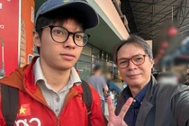 Đạo diễn Trần Lực cùng con trai đóng phim điện ảnh