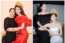 Quế Anh cảm ơn mẹ ruột, 'bà trùm hoa hậu' Kim Dung ngày 20/10