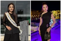 Thu Ngân chọn phong cách kín đáo khi nhập cuộc ở Miss Intercontinental