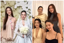 Sao Việt mừng Á hậu Tâm Như lên xe hoa