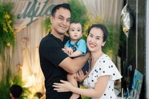 Võ Hạ Trâm và chồng Ấn Độ tổ chức sinh nhật cho quý tử