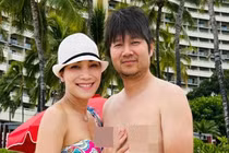 Ca sĩ Hồng Ngọc khoe kỳ nghỉ bên chồng con ở trời Tây