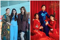 Trương Ngọc Ánh khoe mẹ ruột và con gái có chiều cao nổi bật