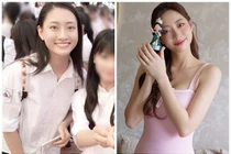 Lương Thùy Linh khoe ảnh mộc mạc thời học sinh