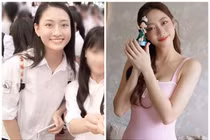 Lương Thùy Linh khoe ảnh mộc mạc thời học sinh