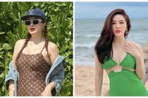 "Phú bà" Bảo Thy diện áo tắm khoe dáng gợi cảm 