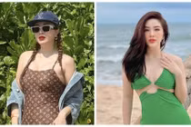 "Phú bà" Bảo Thy diện áo tắm khoe dáng gợi cảm 