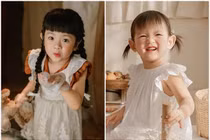 Hai con gái xinh như búp bê của Trương Mỹ Nhân